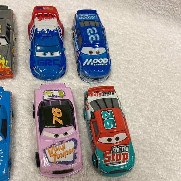 Disney Pixar race cars htb, sputter stop, rev n go, vinyl toupee, vitoli… - Picture 3 of 5